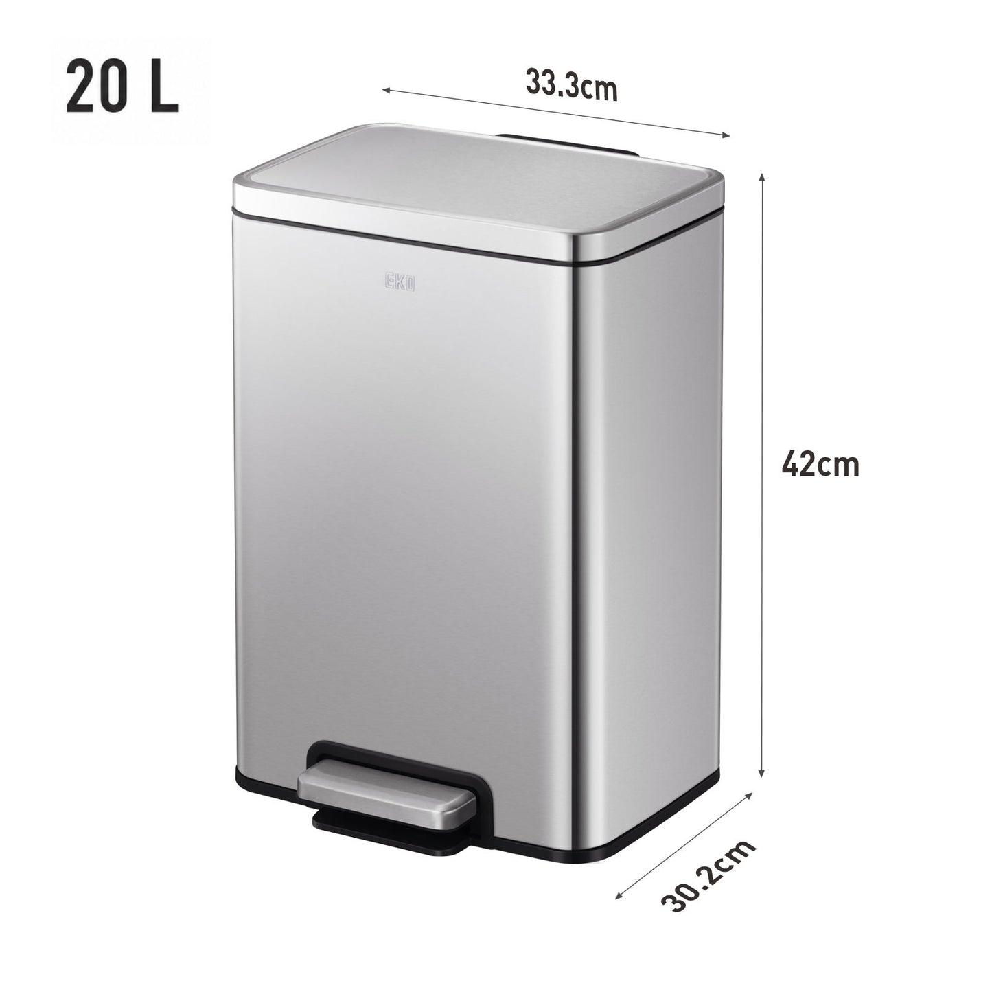 EKO - Madison - Cubo Pedal 20 L