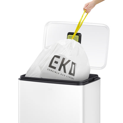 EKO - Madison - Cubo Pedal 50 L Blanco