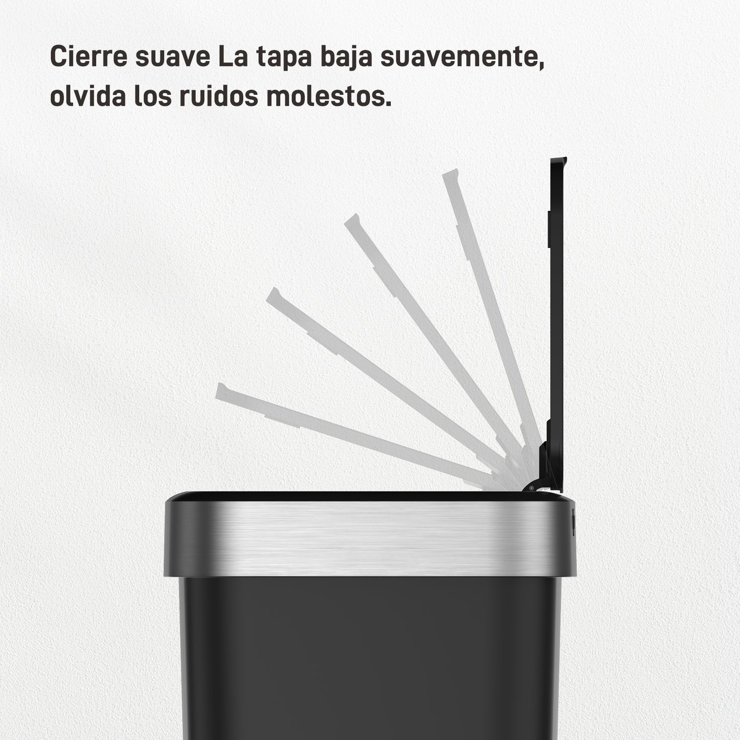 EKO - Hana - Cubo Sensor 50 L Negro