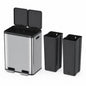 EKO - Essential - Cubo de Basura para Reciclaje con Pedal 30 L + 30 L