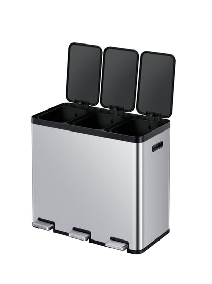 EKO - Essential - Cubo Pedal 20 L + 20 L + 20 L