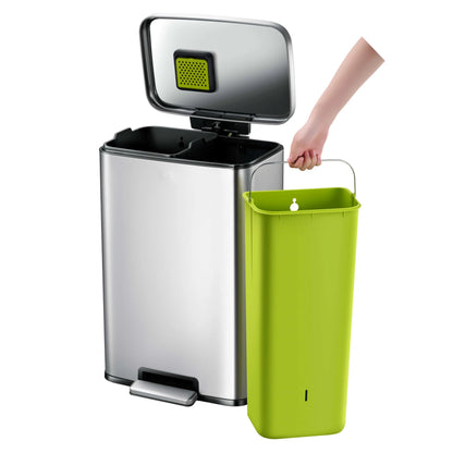EKO - Madison - Cubo Pedal 25 L + 20 L