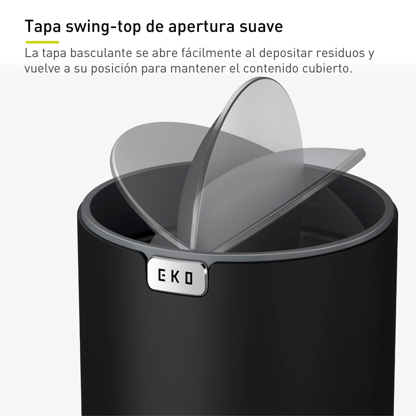 EKO - Fandy - Cubo 2.2 L Negro