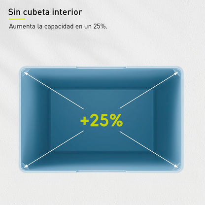EKO - Morandi - Cubo Sensor 40 L Azul