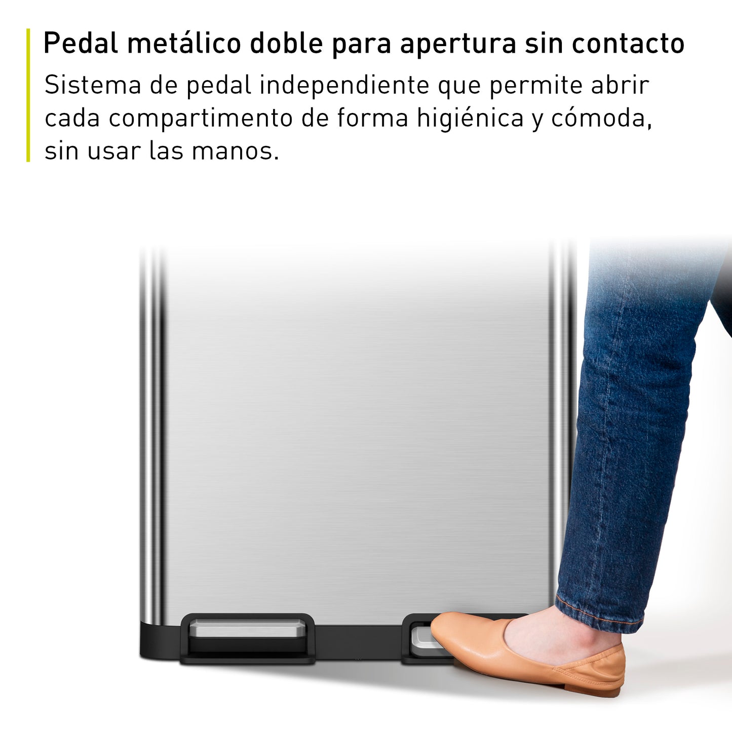 EKO - Hana - Cubo Pedal 40 L + 28 L