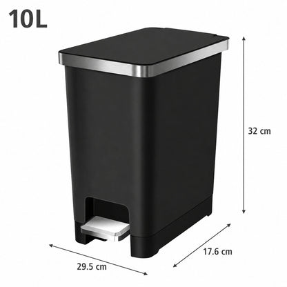 EKO - Hana - Cubo Pedal 10 L Negro