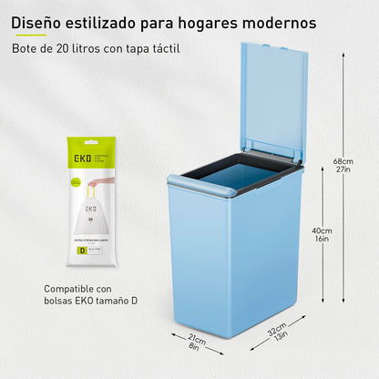 EKO - Morandi - Cubo Sensor 20 L Azul