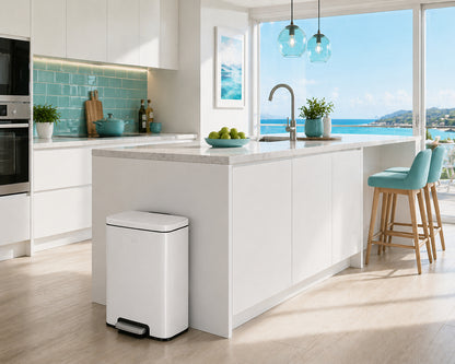 EKO - Madison - Cubo Pedal 50 L Blanco
