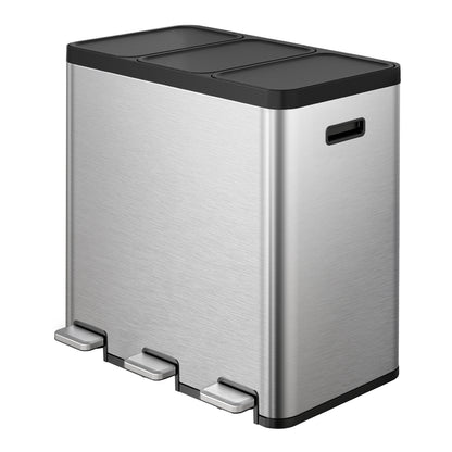 EKO - Essential - Cubo Pedal 20 L + 20 L + 20 L