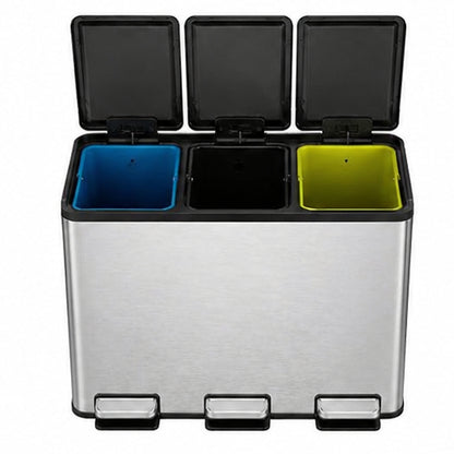 EKO - Essential - Cubo Pedal 10 L + 10 L + 10 L