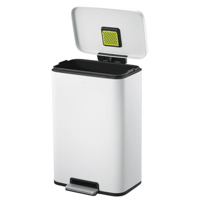 EKO - Madison - Cubo Pedal 50 L Blanco