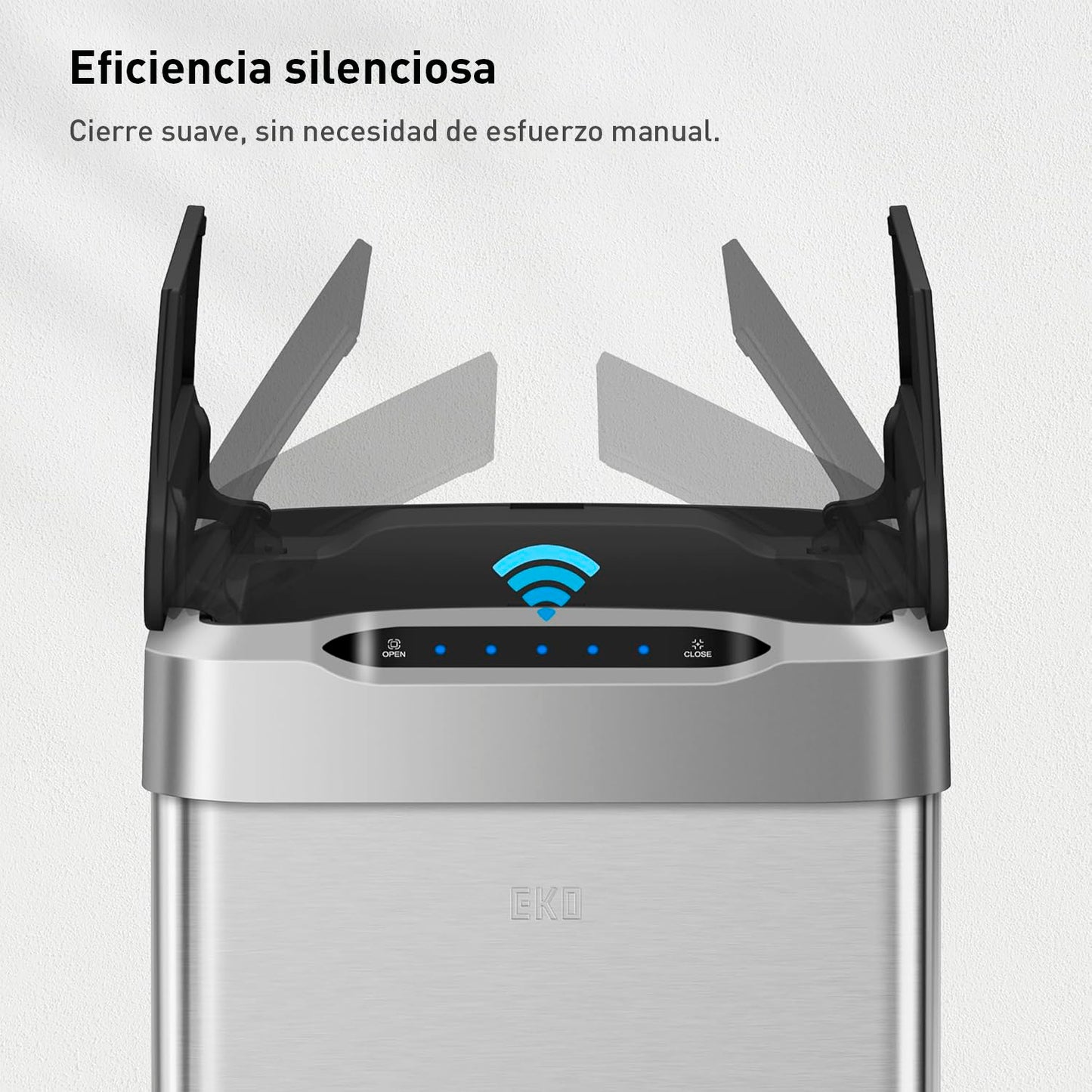 EKO - Mirage - Cubo Sensor 50 L Plata