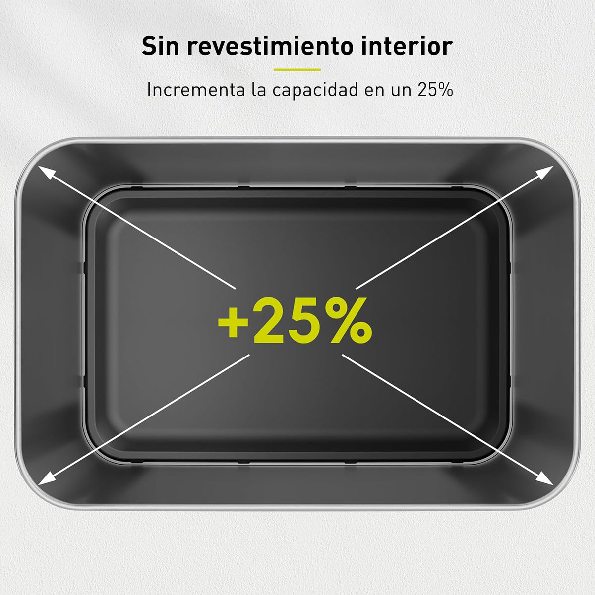 EKO - Mirage - Cubo Sensor 50 L sin Cubo Interior